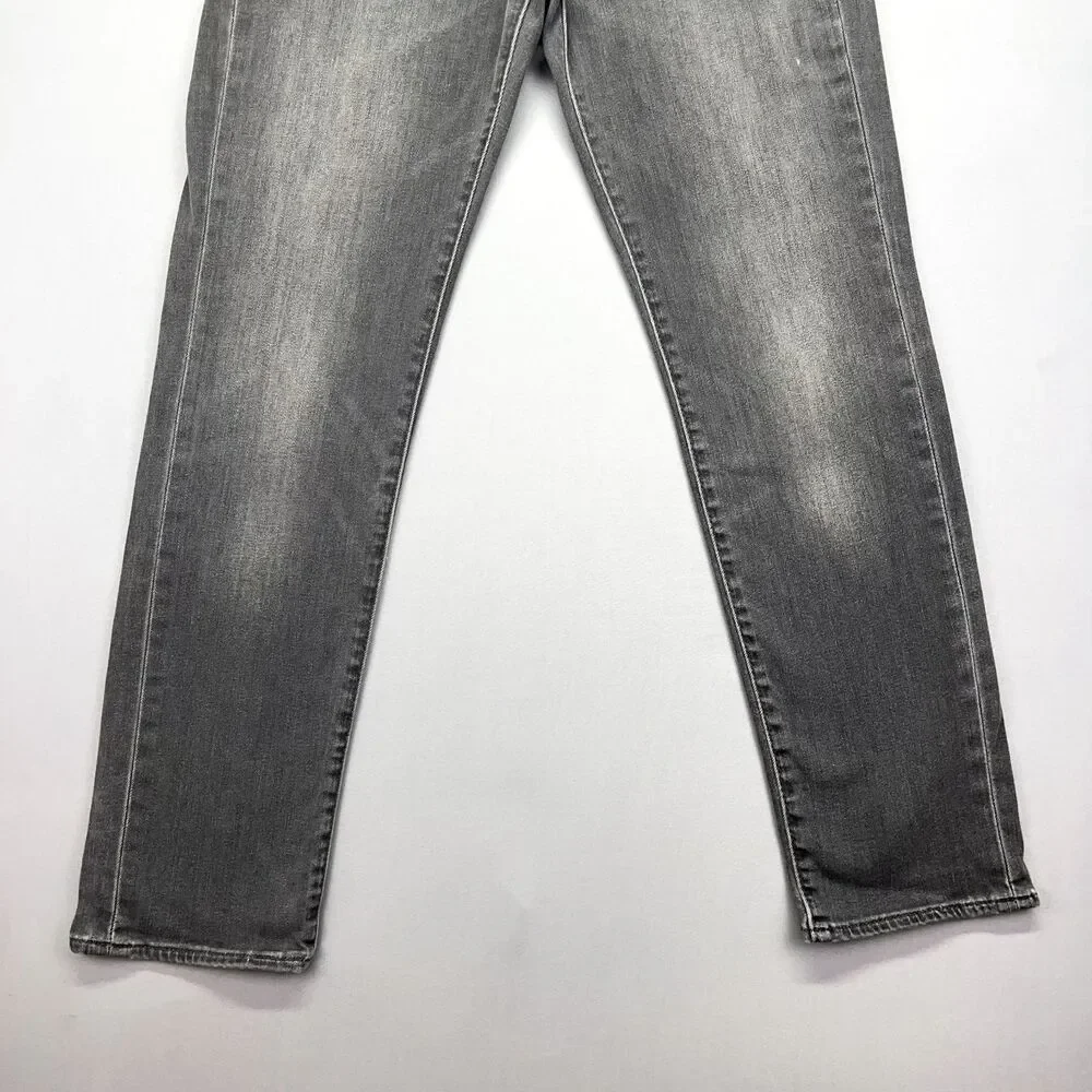 Levi's Premium‎ 511 Slim Fit Jeans Stretch Gray/Black Men's Tag Size 29x30 Fade